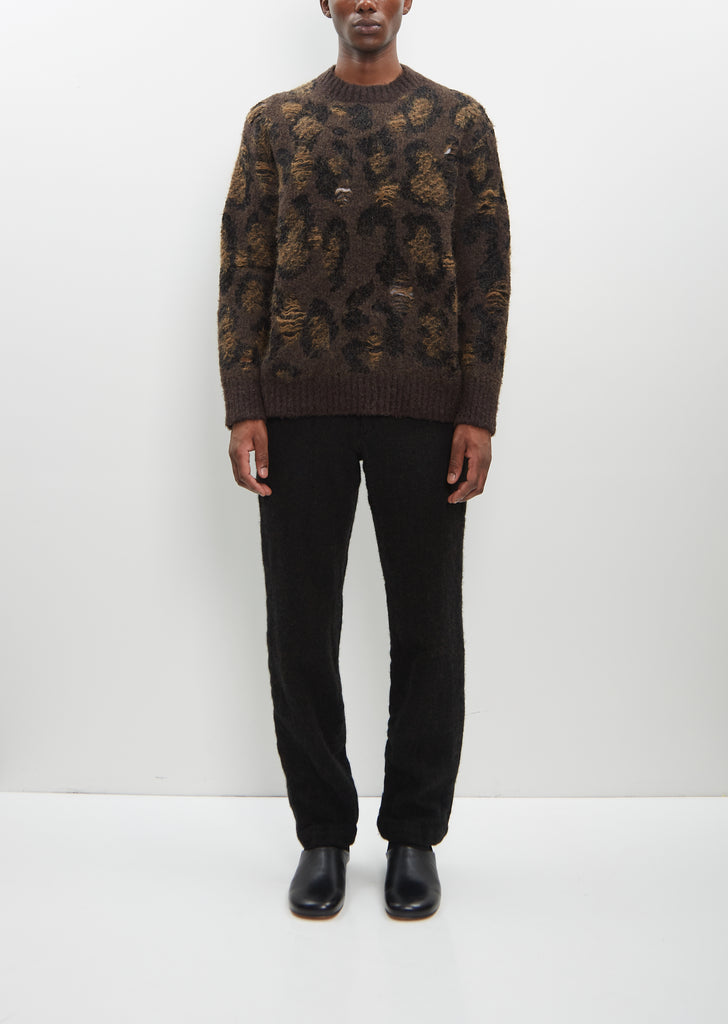 Leopard Jacquard Sweater