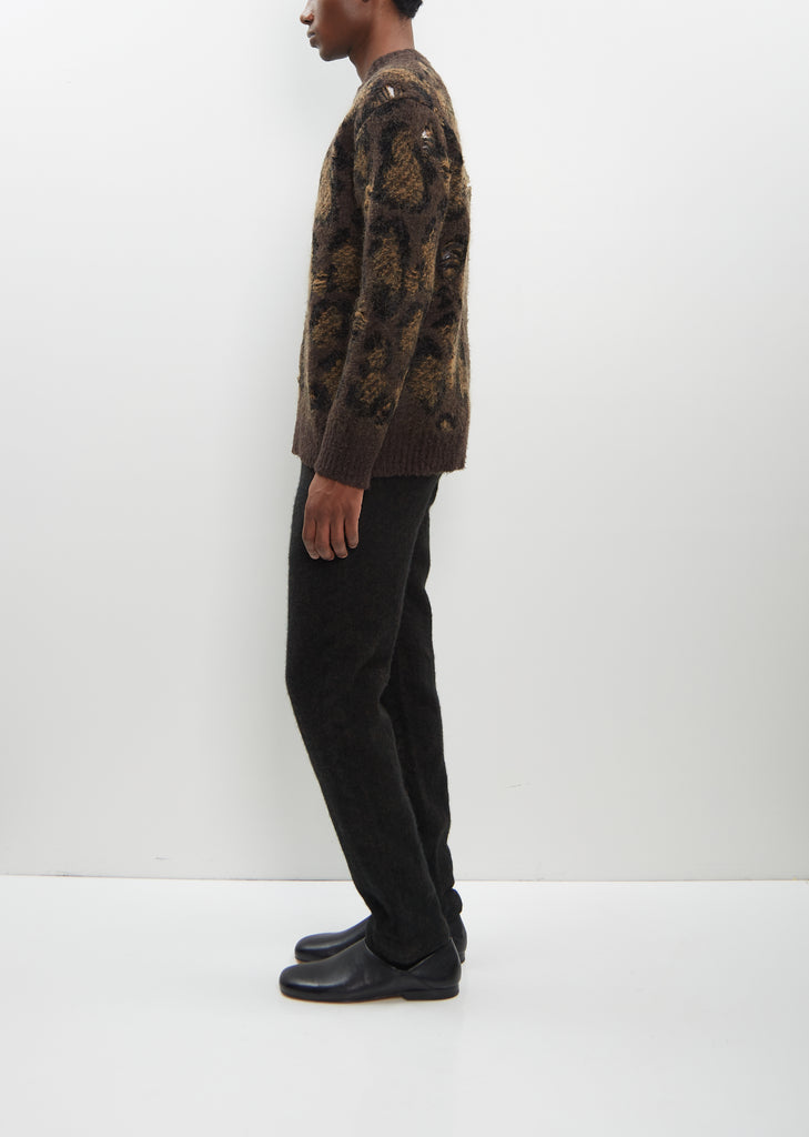 Leopard Jacquard Sweater