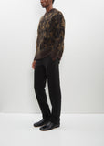 Leopard Jacquard Sweater