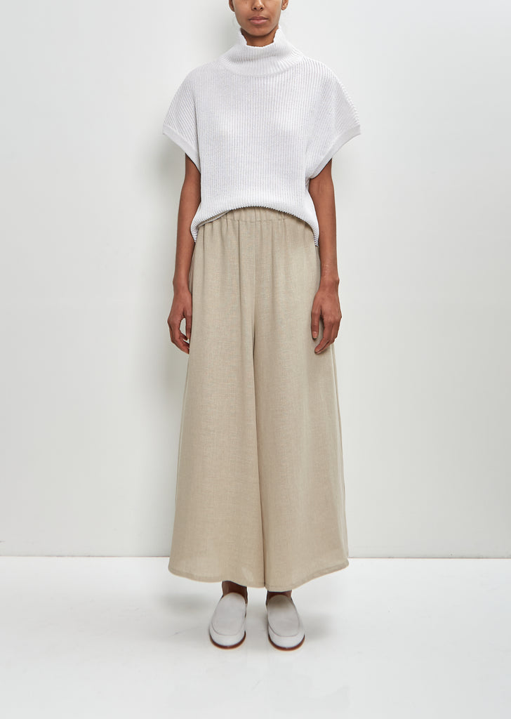 Linen Gaucho Pants