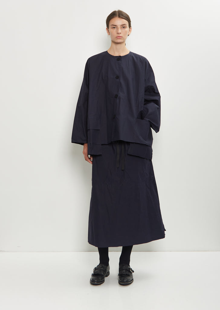 Button-Down Volume Waxed Cotton 4B-OE Jacket