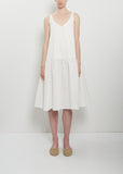Linen Cotton V-Neck Sleeveless Dress