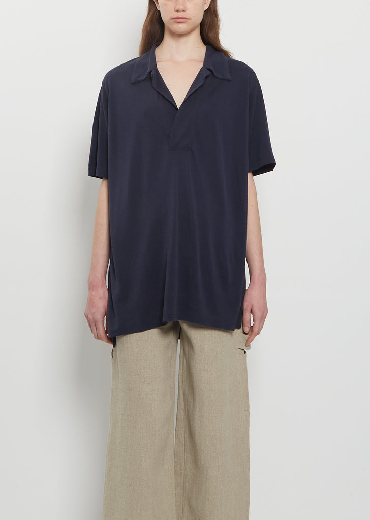 Vic Silk Jersey Polo Shirt