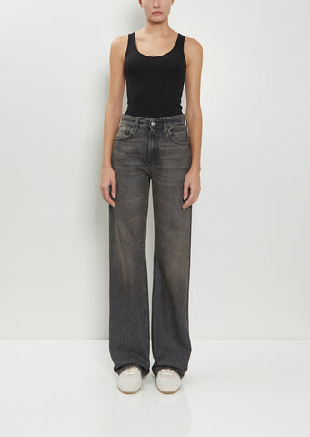 Cotton Denim Bootcut Jean