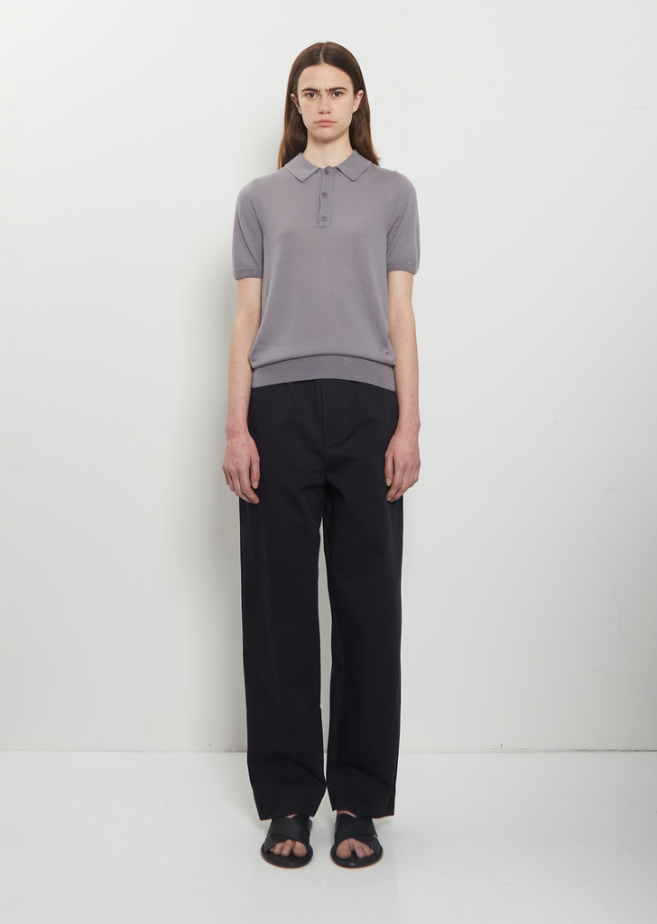 Ed Cotton Drawstring Trousers