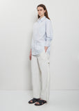 Pablo Unlined Cotton Cashmere Striped Shirt