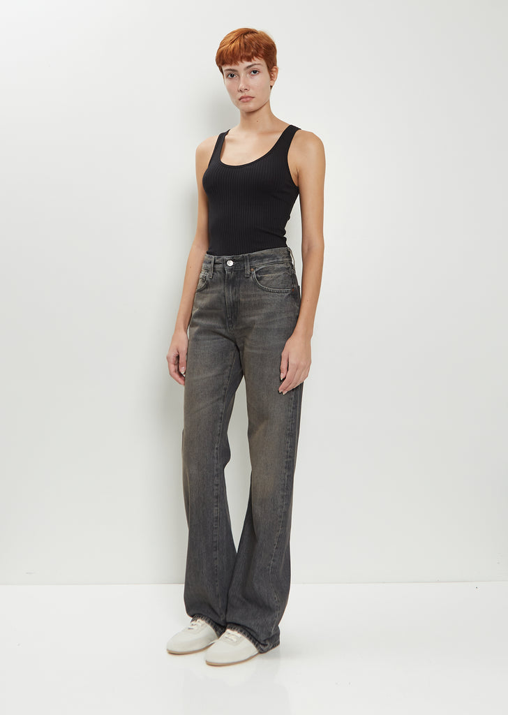 Cotton Denim Bootcut Jean
