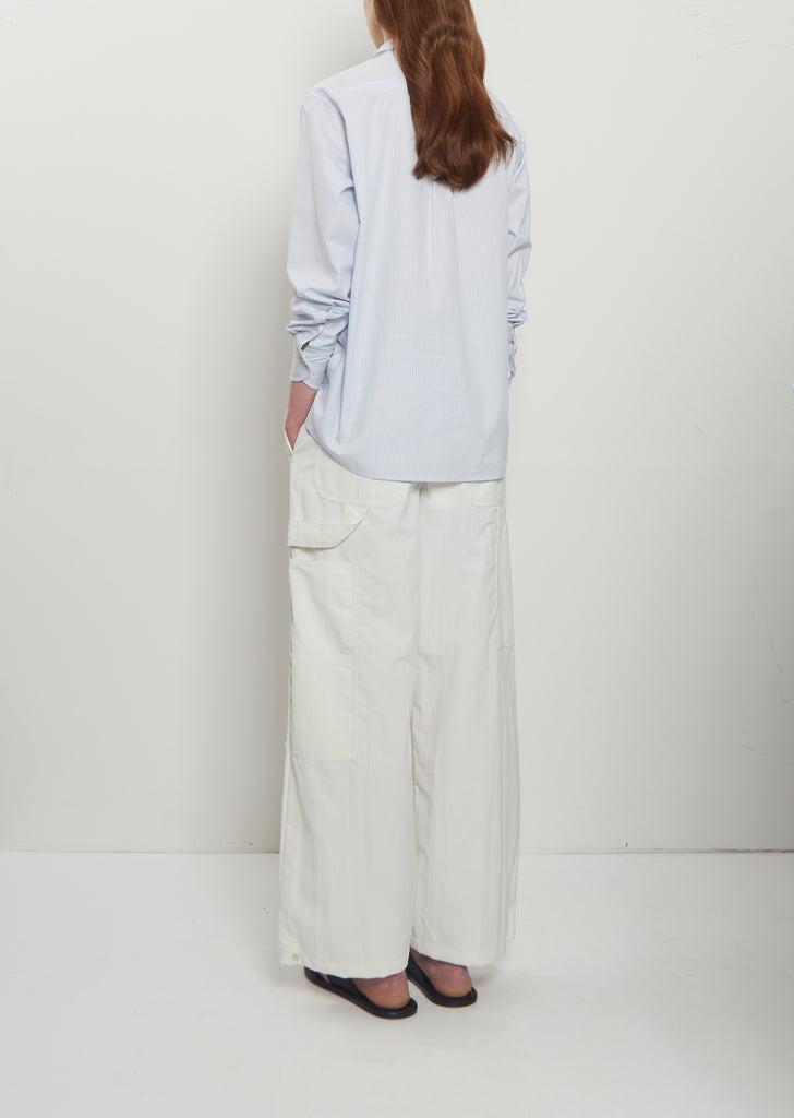Pablo Unlined Cotton Cashmere Striped Shirt