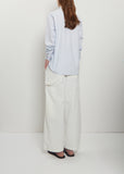 Pablo Unlined Cotton Cashmere Striped Shirt