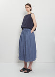 Striped Crinkle Taffeta Skirt