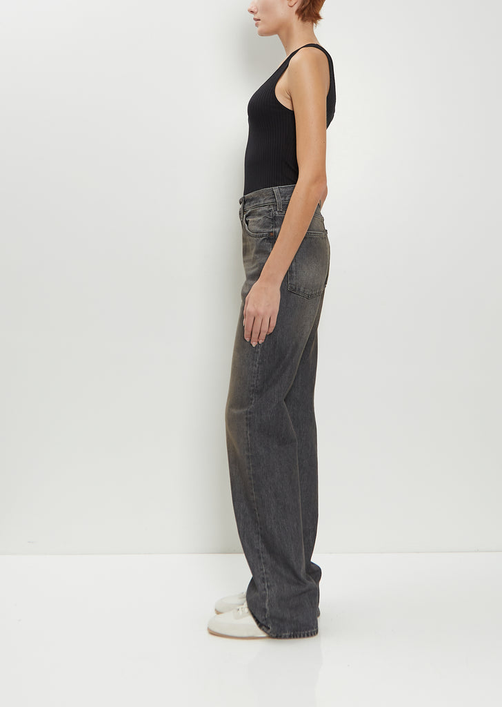 Cotton Denim Bootcut Jean