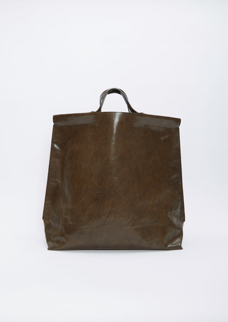 Shopper Bag, Large — Olive