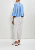 Cotton Carrot Pants — White