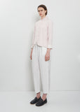 Crinkle Tafetta Ruffle Collar Jacket — Candy