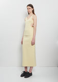 Doubled Faced Silk Cotton Knit Tank