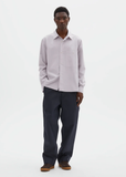 Overall Cotton Shirt — Pebble