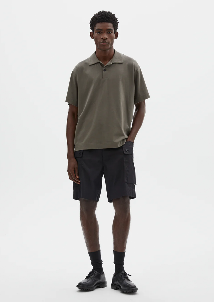 Short Sleeve Cotton Polo — Bay