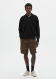 Seamless Pocket Polo Wool Cashmere Shirt
