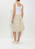 Cotton Denim Double Knee Shorts