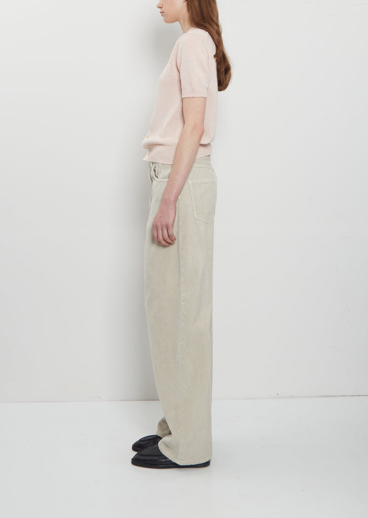 Summer Cashmere Half Sleeve Cardigan — Light Pink