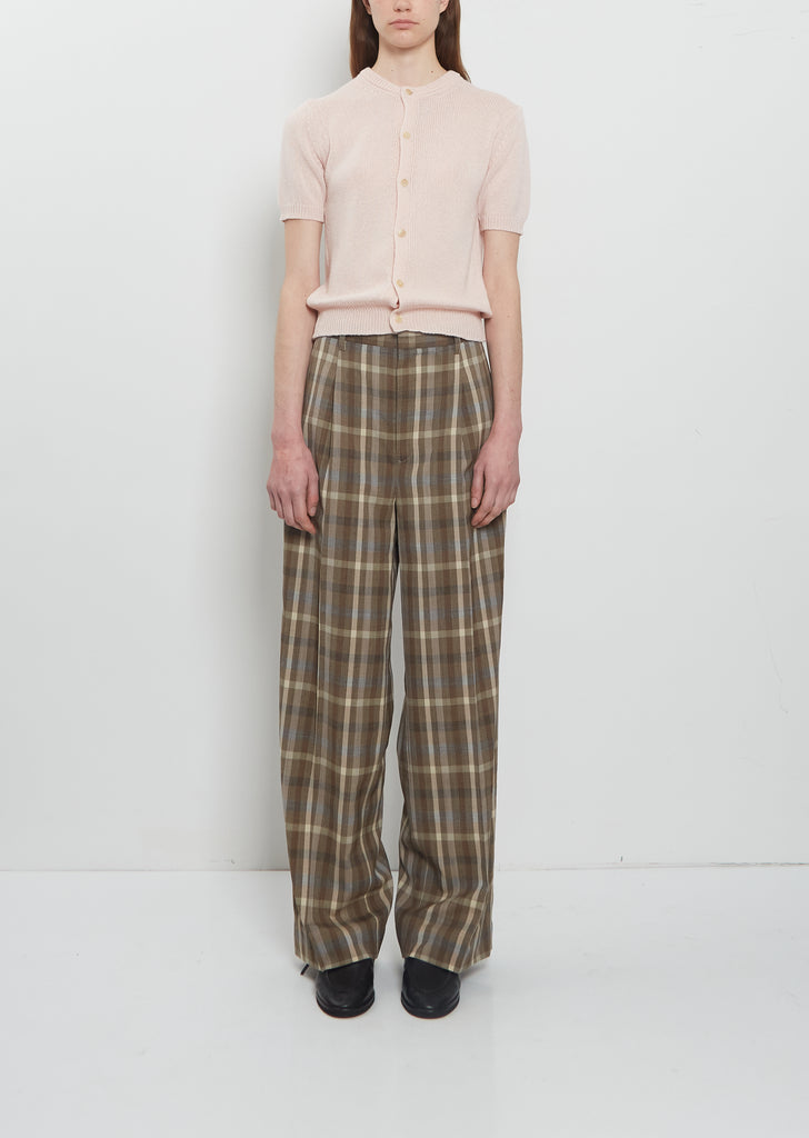 Super Fine Tropical Wool Two-Tuck Slacks