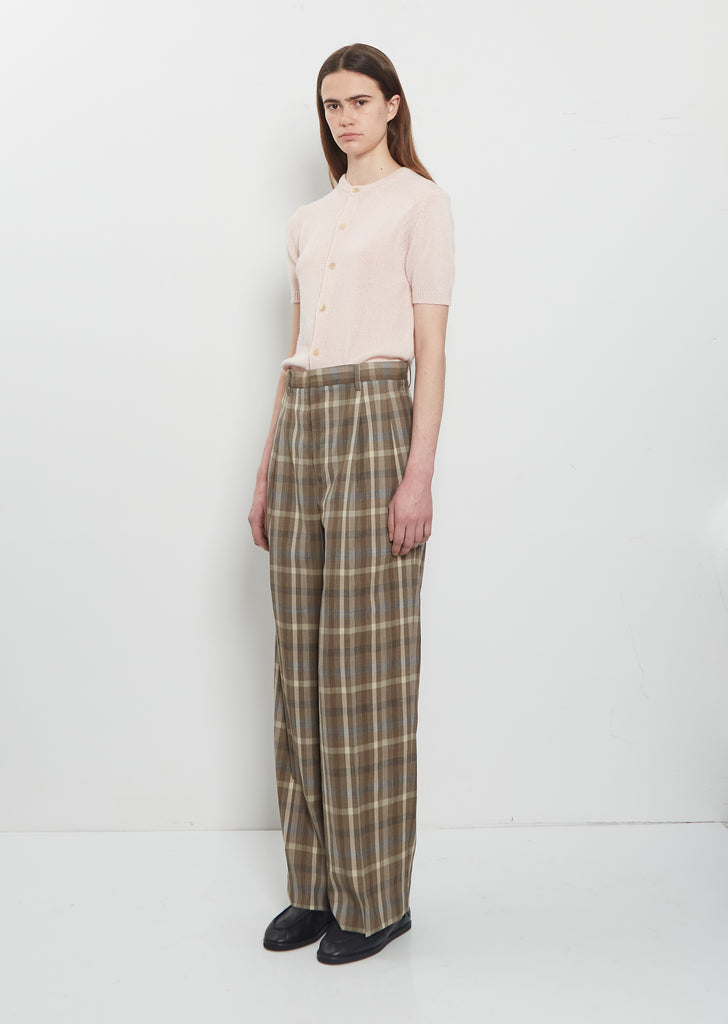 Super Fine Tropical Wool Two-Tuck Slacks