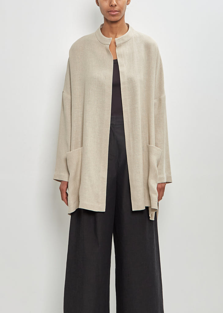 Linen Cardigan Coat