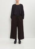 Deep Pockets Cotton Wide Leg Pants