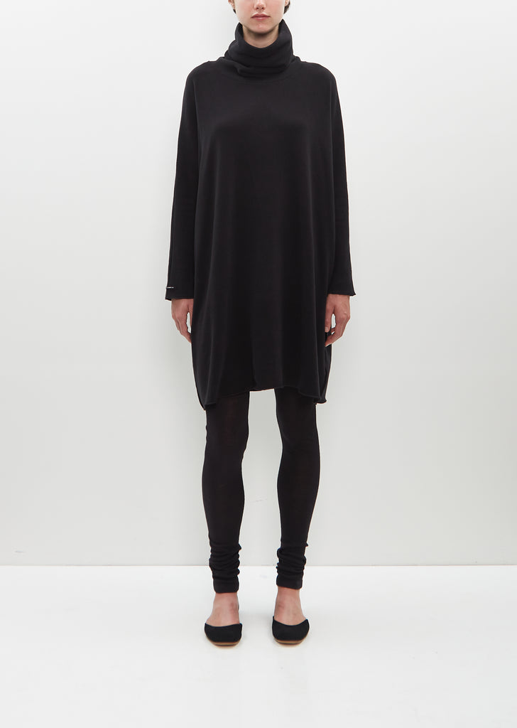 Jersey Turtleneck Dress