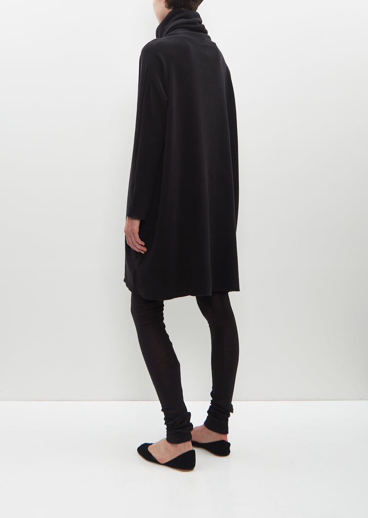 Jersey Turtleneck Dress