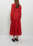 Super Fine Cotton Lawn Pin-Tuck Skirt