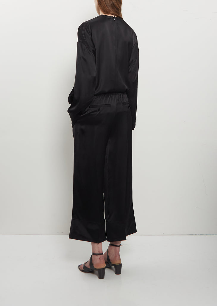 Satin Drawstring Trousers