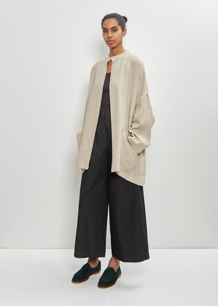 Linen Cardigan Coat