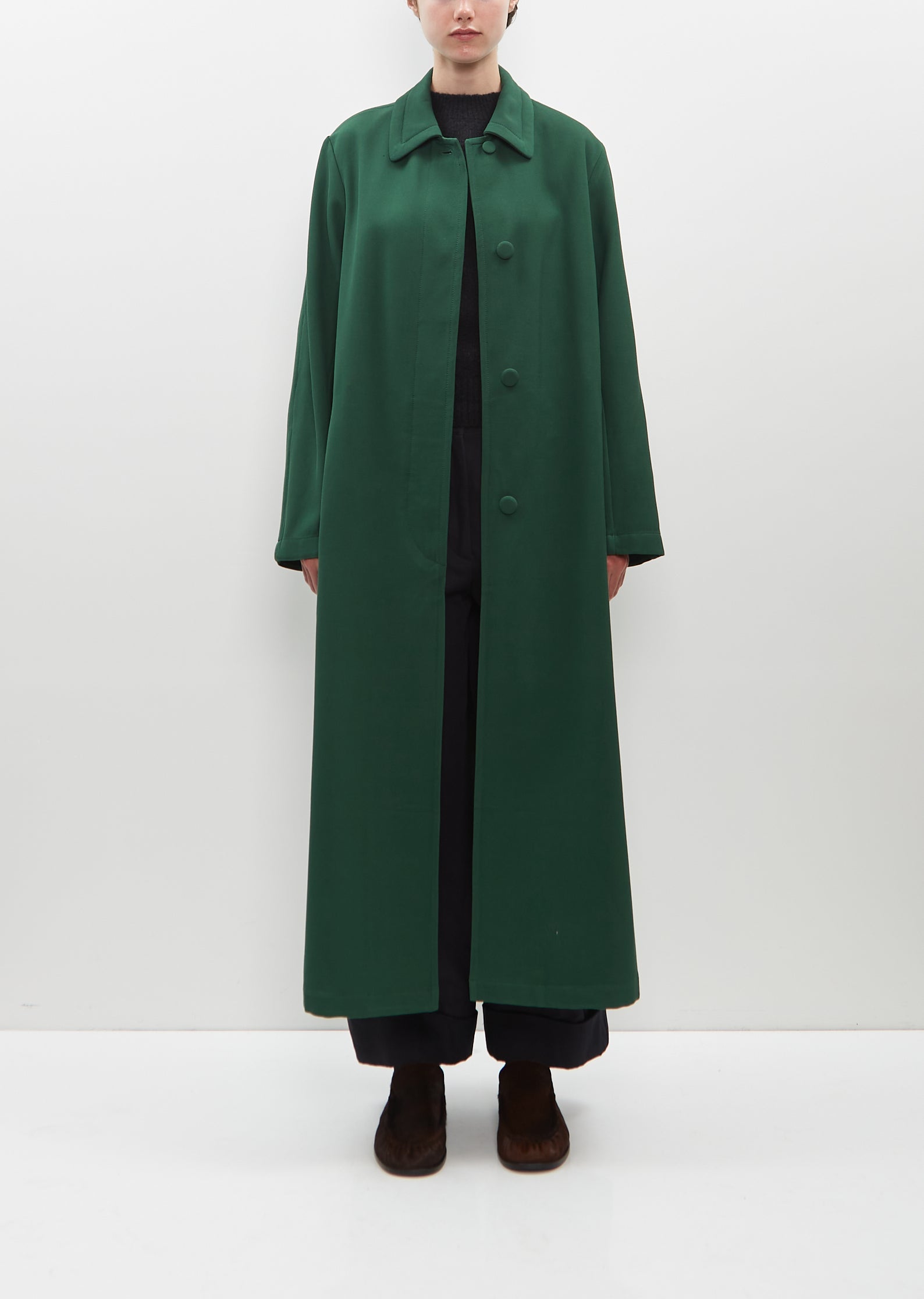 〓christian wijnants〓 GREEN WOOLチェックCOAT 〓christian wijnants〓 GREEN WOOLチェックCOAT