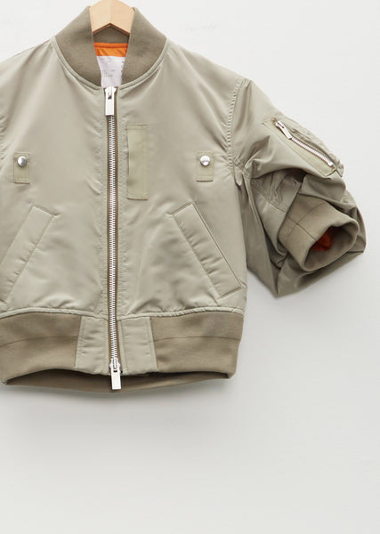 21AW Nylon Twill Blouson 【2】 Nylon Twill Blouson - Black | SHOP BAZAAR