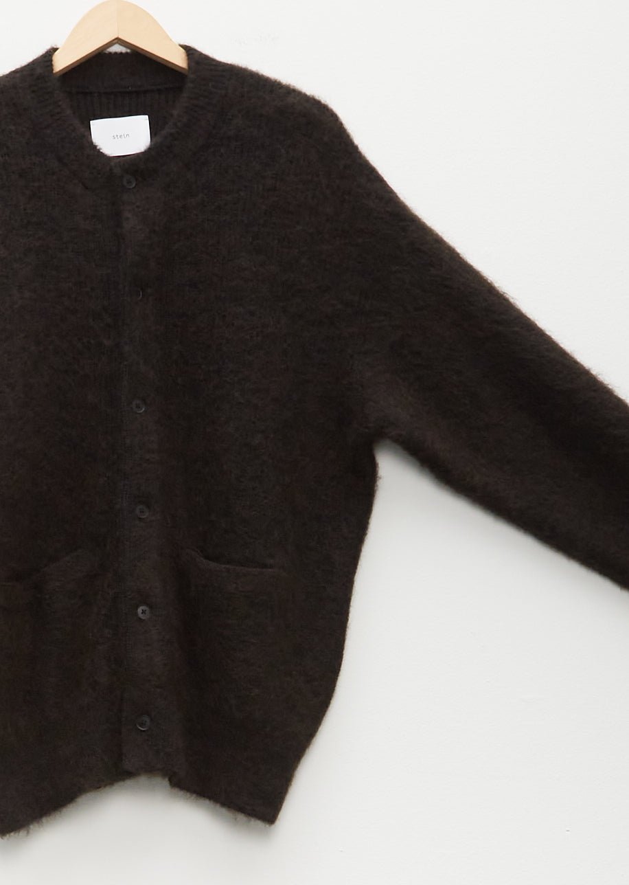 最高の品質 stein Kid Mohair black Cardigan Knit トップス - www