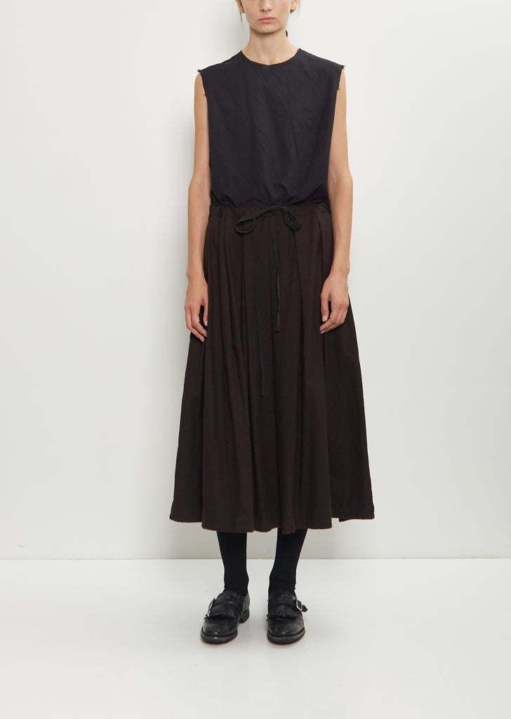 Deep Pockets Volume Cotton Skirt