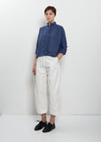 Claudia Cotton Shirt — American Blue