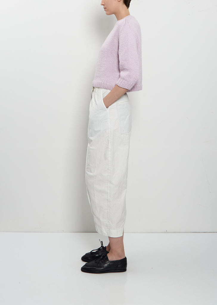 Maggy Boxy Cashmere Sweater — Pale Rose