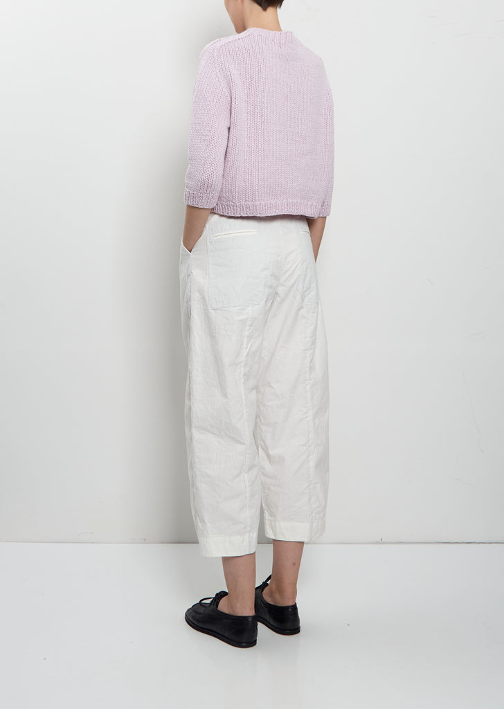 Maggy Boxy Cashmere Sweater — Pale Rose