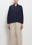 Jenny Cotton Shirt — Navy