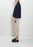 Jenny Cotton Shirt — Navy