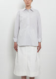 Turn-Up Cuff Cotton Shirt