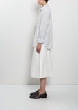 Turn-Up Cuff Cotton Shirt