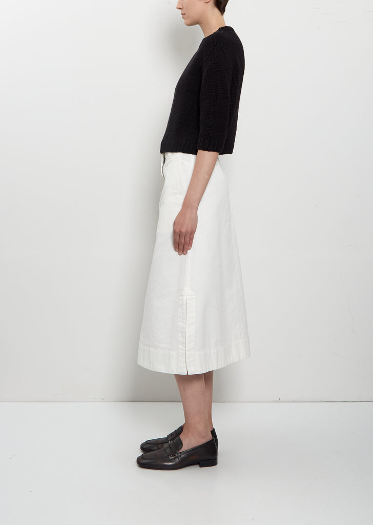 Maggy Boxy Cashmere Sweater — Black