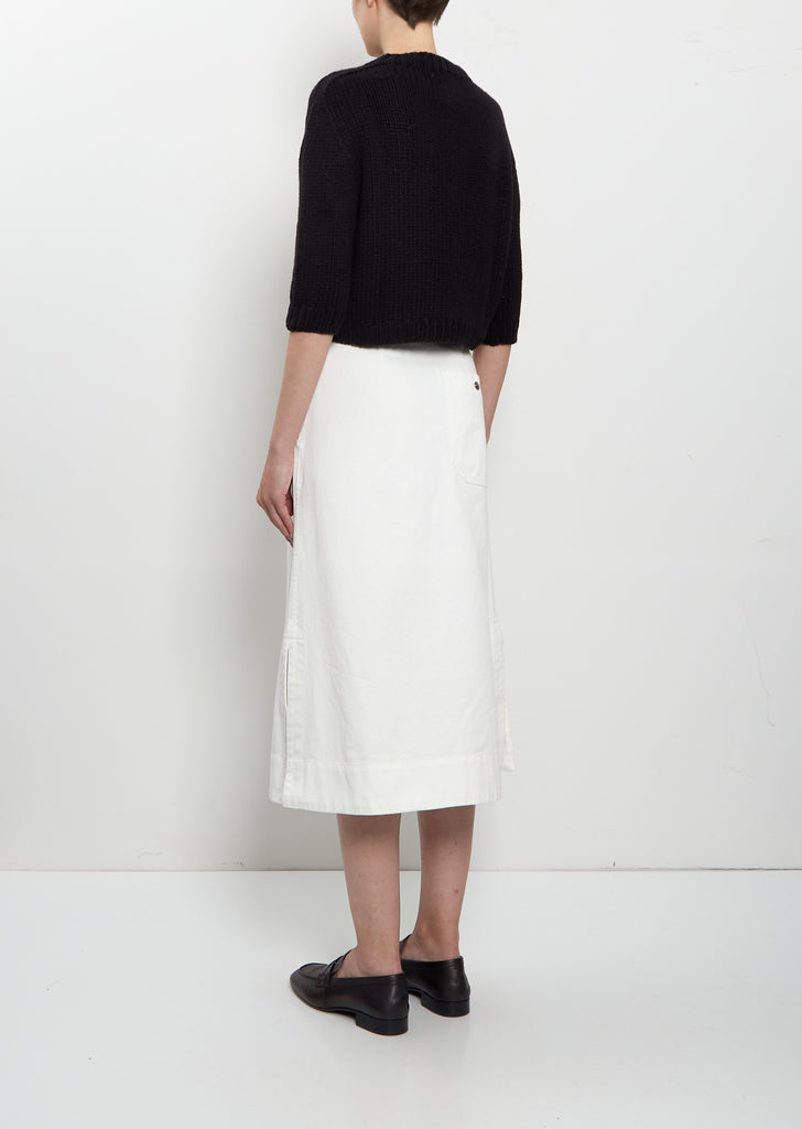 Maggy Boxy Cashmere Sweater — Black