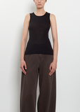 Heirloom Knit Tank — Black
