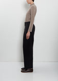 Cotton Blend Fluttering Pants
