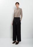 Cotton Blend Fluttering Pants