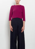 Bibi 3/4 Sleeve Cashmere Sweater